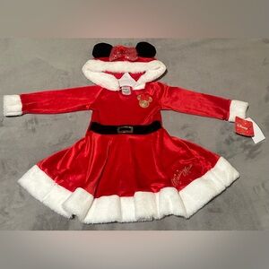 Disney Minnie Mouse Santa Holiday Costume Dress/ Size: 3T/ NWT